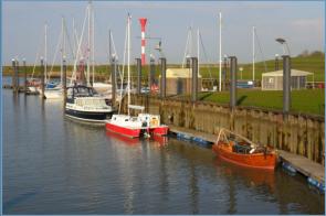 Der Hafen im Nordseebad Otterndorf